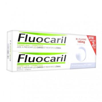 Fluocaril Dentifrice Blancheur Bi-Fluoré 145mg - DUO 3014260096816