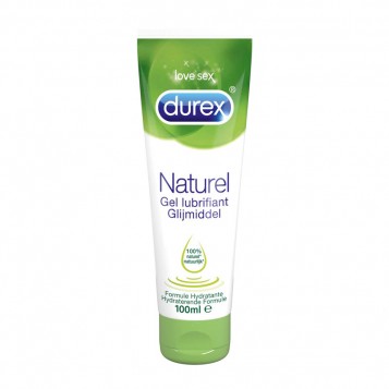 Durex Gel Lubrifiant Naturel - 100 ml 100% naturel Formule hydratante 3059948001430