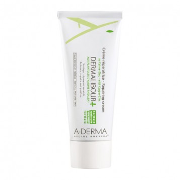 Aderma Dermalibour + - Crème Réparatrice 100 ml FORMULE RENFORCÉE Peaux irritées et abîmées Sans paraben et sans parfum 3282770014112