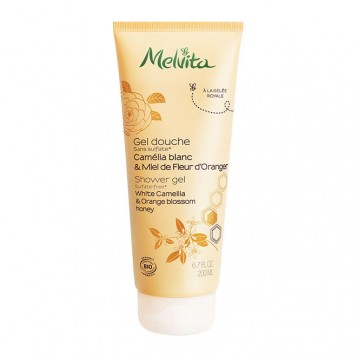 Melvita Gel Douche - Camélia & Miel de Fleur d'Oranger - 200 ml 3284410038120