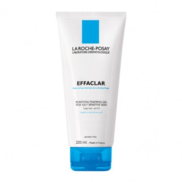 La Roche Posay Effaclar - Gel Moussant Purifiant - 200 ml Peaux grasses et sensibles Respecte les peaux sensibles 3337872411083