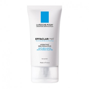 La Roche Posay Effaclar Mat - Hydratant Sebo-Régulateur - 40 ml Anti-brillance Anti-pores dilatés Sans paraben 3337872413025