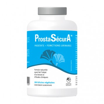 Phyto Research ProstaSecurA 180 Gélules Prostate, fonctions urinaires