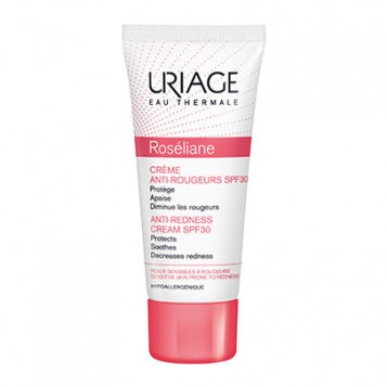 Uriage Roséliane - Crème Anti-Rougeurs SPF30 - 40 ml Protège Apaise Diminue les rougeurs Peaux sensibles à rougeurs 3661434005350