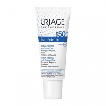 Uriage Bariéderm SPF50+ - CICA-Crème Réparatrice au Cu-Zn - 40 ml 3661434006548