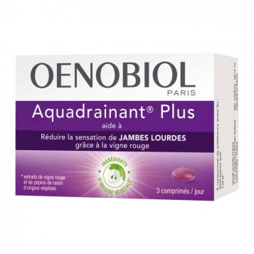 OENOBIOL - Aquadrainant Plus - Aide à réduire la sensation de jambes lourdes - Complément Alimentaire Hyperpara