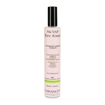 Garancia Ma VAP' Bien Aimée - 40 ml Vaporisation aérienne de beauté Fixatrice de maquillage Matifiante Anti-pollution Photoprotectrice naturelle Tous types de peaux