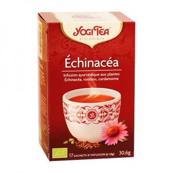 Yogi Tea Echinacea - 17 Sachets Tisane ayurvédique L’organisme lutte chaque jour contre les influences indésirables de... 4012824401525