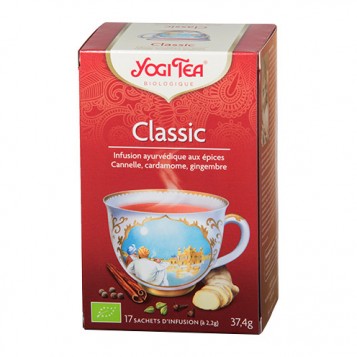 Yogi Tea Classic - 17 Sachets Infusion Classic à la canelle 4012824402553