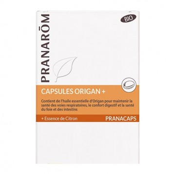 Pranarom Pranacaps - Capsules Origan + BIO - 30 Capsules 5420008524257