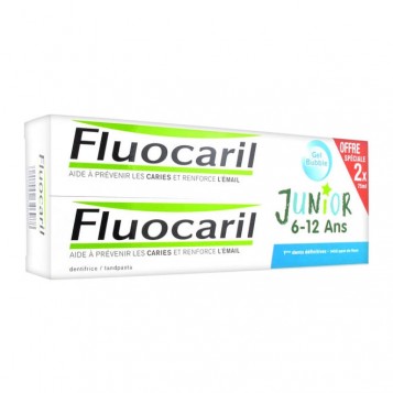 Fluocaril Dentifrice Junior 6-12 Ans Gel Bubble - DUO 8001090346988
