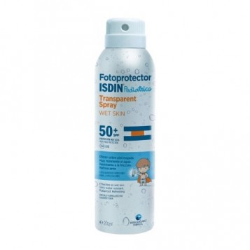ISDIN Fotoprotector Pediatrics Spray Transparent SPF50+ - 200 ml Spécial enfant Résistant à l'eau 8429420111172