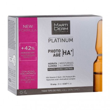 Martiderm Platinum - Photo-Age [HA+] - 10 Ampoules 8437000435372