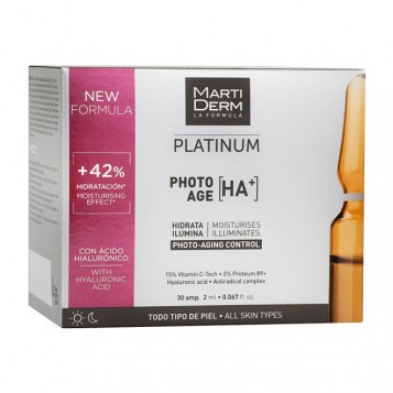 MartiDerm Platinum - Photo-Age [HA+] - 30 Ampoules 8437000435440