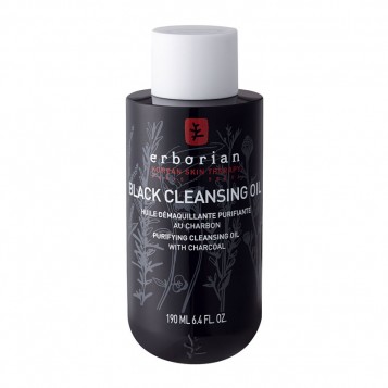 Erborian Black Cleansing Oil - 190 ml Huile démaquillante purifiante au charbon 8809255782400