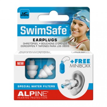 Alpine Hearing Protection SwimSafe - Bouchons d'Oreille Nage & sports aquatiques