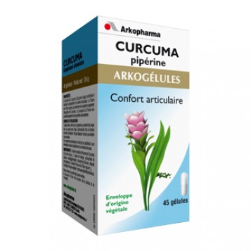 Arkopharma Arkogélules - Curcuma Pipérine 45 Gélules Confort articulaire