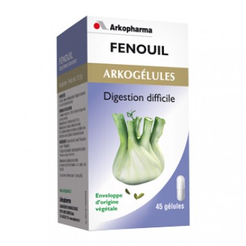 Arkopharma Arkogélules - Fenouil 45 Gélules Bien-être digestif et transit Digestion difficile