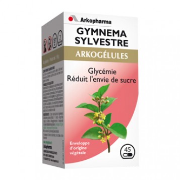 Arkopharma Arkogélules - Gymnema Sylvestre 45 Gélules Aide à diminuer les envies d’aliments sucrés et à réguler la glycémie