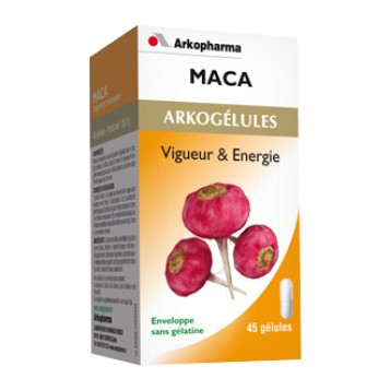 Arkopharma Arkogélules - Maca 45 Gélules Vigeur & Energie Tonus & vitalité 