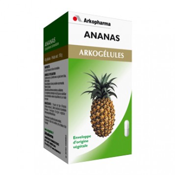 Arkopharma Arkogélules - Ananas 150 gélules Aide à réduire les excès de graisse Peau d'orange