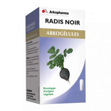 Arkopharma Arkogélules Radis Noir 130 Gélules Confort digestif Enveloppe d'origine végétale