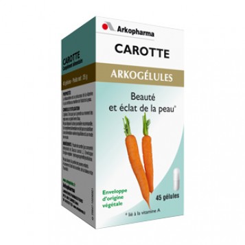 Arkopharma Arkogélules Carotte 45 Gélules Beauté et éclat de la peau