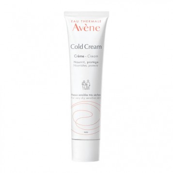 Avène Cold Cream - Crème - 40 ml Nourrit, protège Peaux sensibles très sèches Corps et visage Pour toute la famille 3282779002738