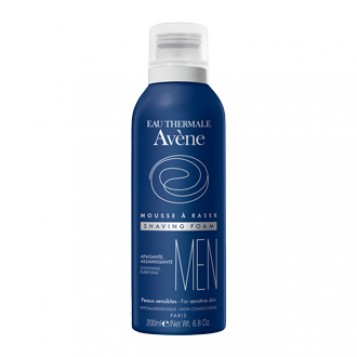 Avène Homme Mousse à Raser 200 ml Sa mousse légère et onctueuse facilite la glisse de la lame et rend le rasage plus confortable