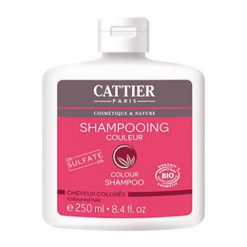 Cattier Shampooing Couleur - 250 ml Pour cheveux colorés 0% sulfates