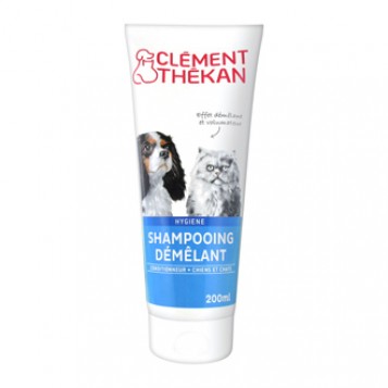 clément thékan shampooing demelant 200 ml chiens et chats effet démêlant et volumateur