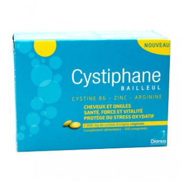 Cystiphane Biorga Cheveux et Ongles 120 Comprimés Santé, force et vitalité Protège du stress oxydatif