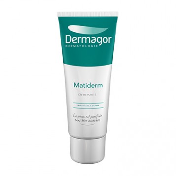 Dermagor Matiderm - Crème Pureté - 40 ml Soin matifiant et séborégulateur pour peaux mixtes ou grasses