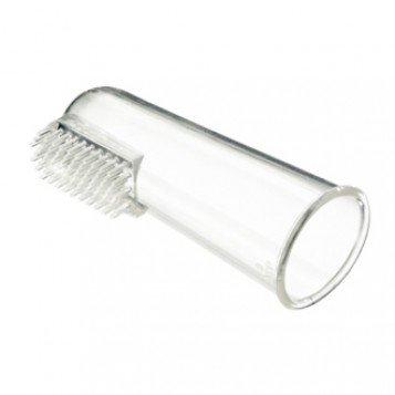 Difrax Brosse à Dents de Doigt pour Bébé Transparent Extra Soft A partir de 5 mois Sans BPA