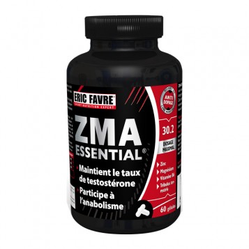 Eric Favre ZMA Essential - 60 Gélules Maintient le taux de testostérone Participe à l'anabolisme