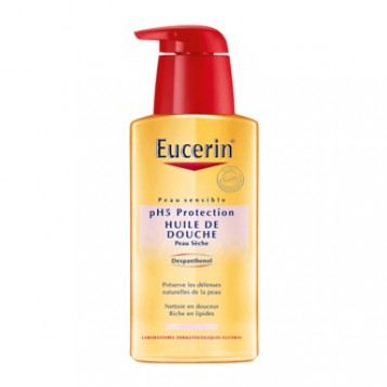 Eucerin pH5 Huile de Douche 400 ml Pour peau sensible Préserve les défenses naturelles de la peau Nettoie en douceur Riche en lipides