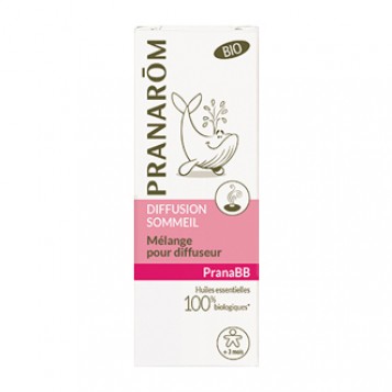 Pranarôm PranaBB - Diffusion Sommeil BIO 10 ml Bébé ne veut pas dormir… Il est perturbé. Mélange pour diffuseur Dès 3 mois