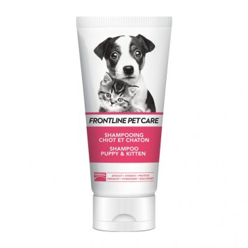 Frontline Pet Care- Shampooing Chiot et Chaton - 200 ml Adoucit, hydrate et protège Pour chiot et chaton