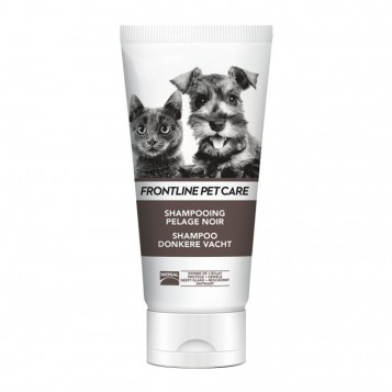 Frontline Pet Care - Shampooing Pelage Noir - 200 ml Idéal pour les pelages foncé Pour chien et chat