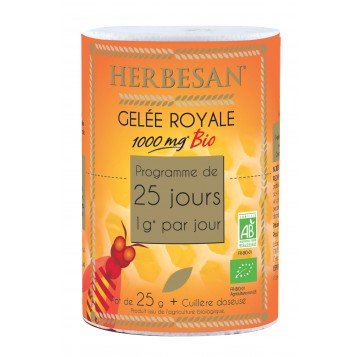 Gelée Royale BIO 1000 mg Pot de 40g Maxi format