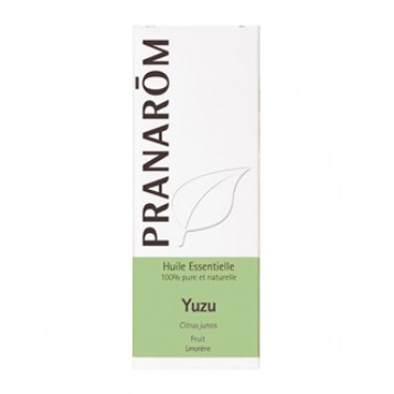 Pranarôm Huile Essentielle Yuzu 5 ml Citrus Junos Fruit Limonène 100% pure et naturelle