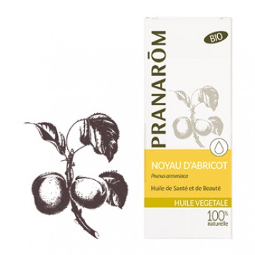 Pranarôm Huile Végétale Noyau d’abricot Prunus Armeniaca BIO 50 ml