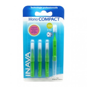 inava mono compact brossettes 4 unites espace interdentaire très large 8 - 7 mm hyperpara