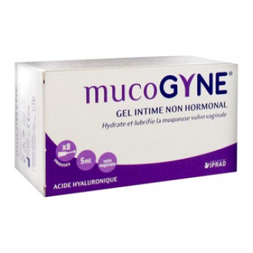 Iprad Santé Mucogyne Gel Intime Non Hormonal 8 Unidoses Hydrate et lubrifie la muqueuse vulvo-vaginale Non hormonal