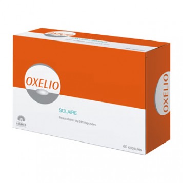 jaldes oxelio solaire 60 capsules peaux claires ou très exposées complément alimentaire protège stress oxydatif