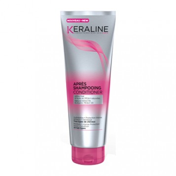 Keraline Après Shampooing 250 ml Hydratation, protection intense Brillance et démêlage Tous types de cheveux
