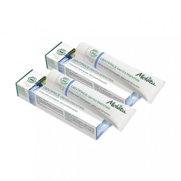 melvita dentifrice dents blanches lot de 2 arôme menthe dentifrice bio hygiène dentaire hyperpara