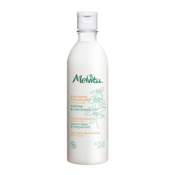 Melvita Shampooing Anti-Pelliculaire 200 ml Sans sulfates A la mélisse et menthe poivrée Pour tous types de cheveux