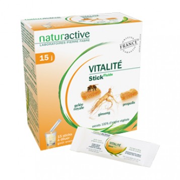 Naturactive Vitalité Stick Fluide 15 Sticks