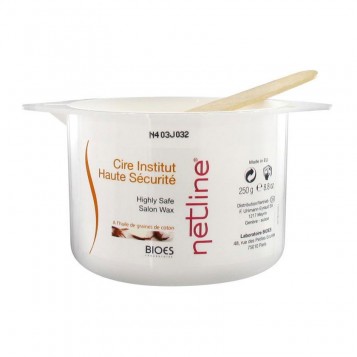 Netline Netline - Cire Institut Haute Sécurité - 250gr A l'huile de graines de coton Avec 1 spatule en bois